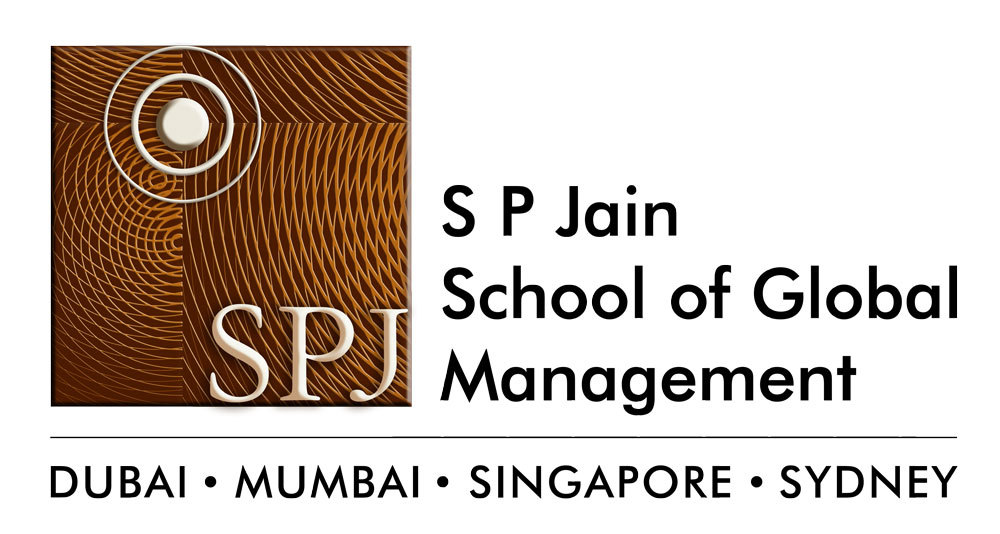 SP Jain School of Global Management logo and campus banner