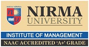 Institute of Management, Nirma University MBA application form logo