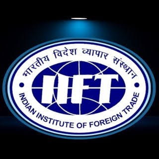 The Indian Institute of Foreign Trade (IIFT) logo with MBA 2027 admission details