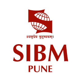 Symbiosis Institute of Business Management (SIBM) logo with MBA 2027 admission information