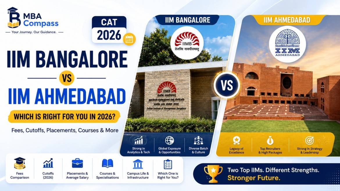 IIM Ahmedabad vs IIM Bangalore 2026: Choose the Right IIM For You