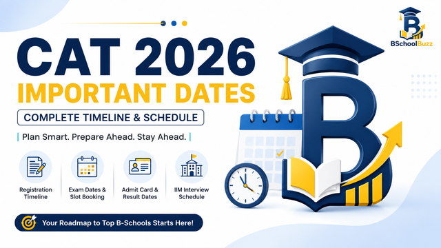 CAT 2026 important dates: Exam Calendar & Timeline