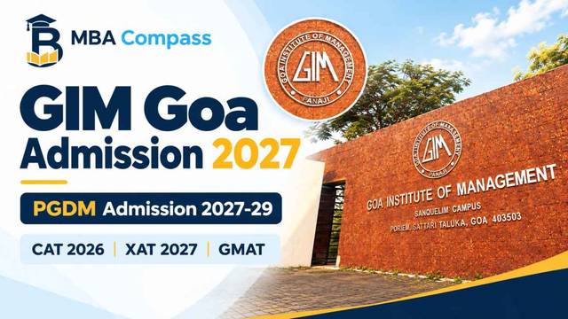 GIM Goa PGDM admission dates & deadlines 2027