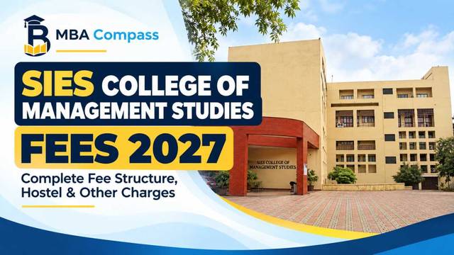 SIES College of Management Studies fees — MMS/MBA & Hostel 2027