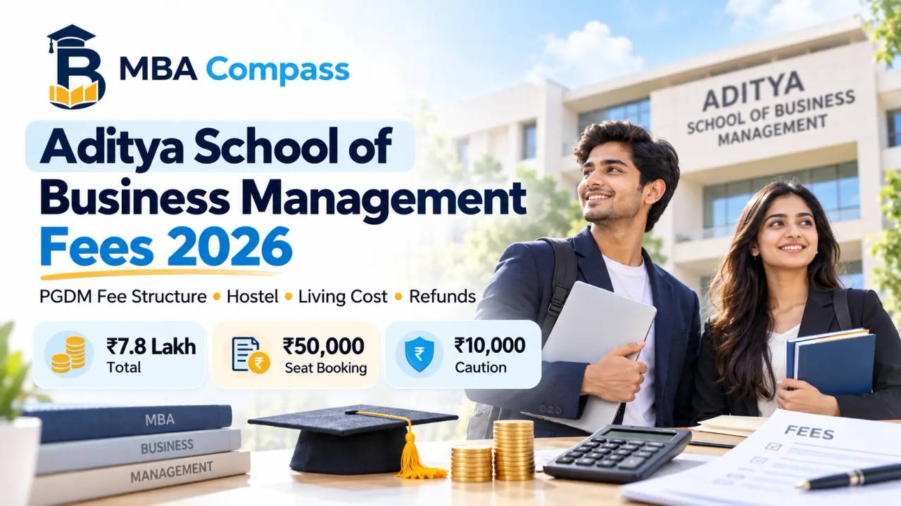 Aditya School of Business Management fees 2026: Fee Breakdown & C