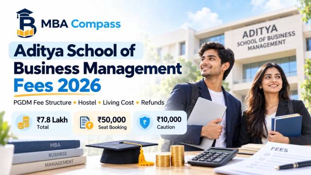Aditya School of Business Management fees 2026: Fee Breakdown & C