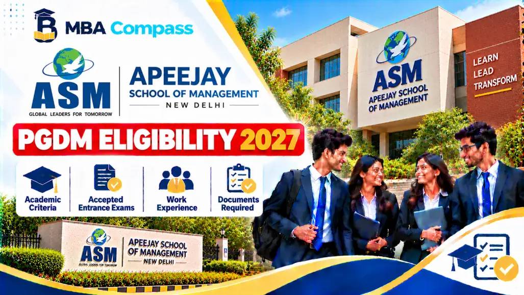 Apeejay School of Management (ASM) New Delhi Eligibility 2027