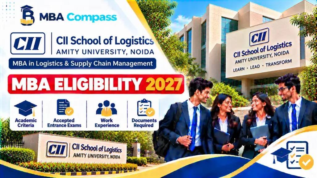 CII School of Logistics, Amity University, Noida Eligibility 2027